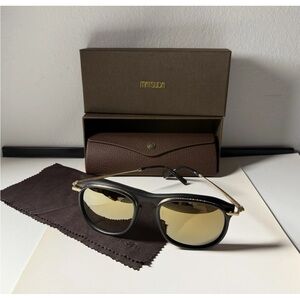 Matsuda Black and Gold Sunglasses
